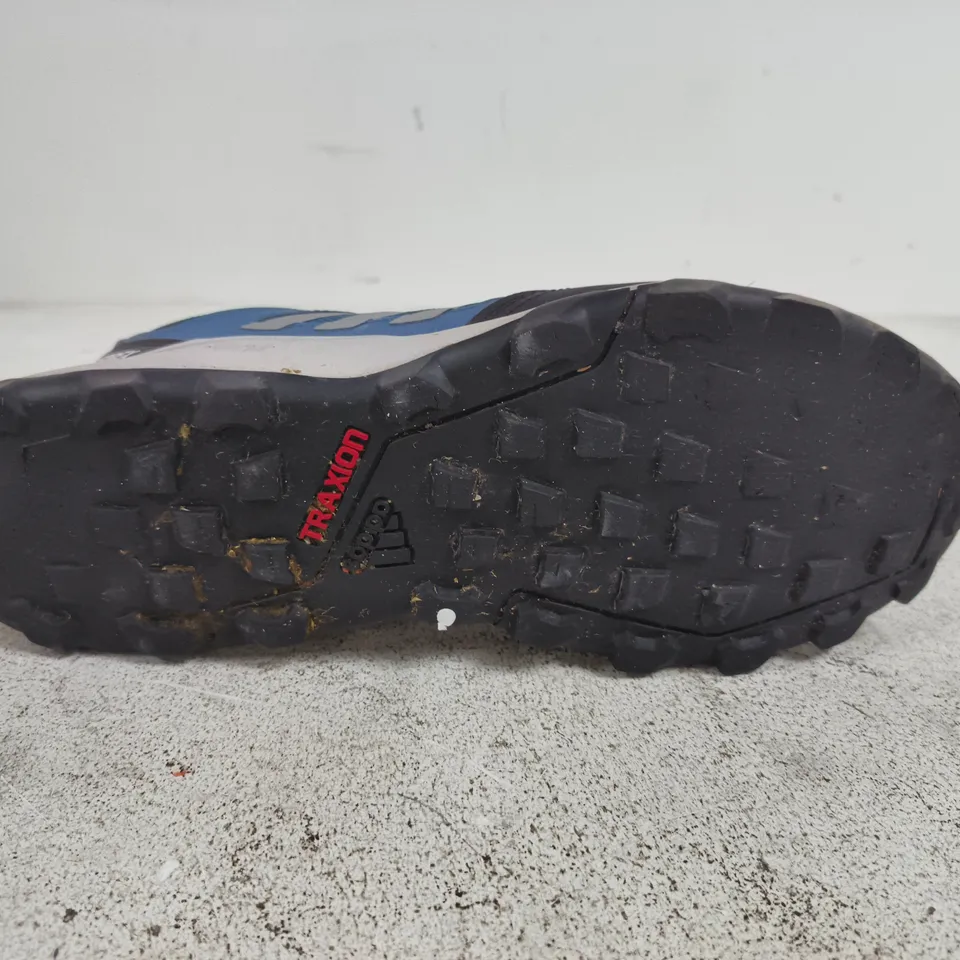 ADIDAS TERREX TRAIL RUNNING SHOES – BLUE/BLACK - UK 9.5