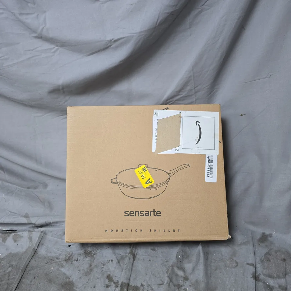 SENSARTE NONSTICK SKILLET DIE CAST DEEP FRY PAN 28CM BOXED