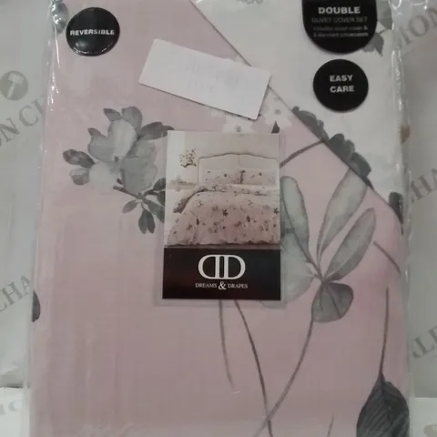 BRAND NEW DREAMY NIGHTS FLOWER POWER DOUBLE DUVET COVER SET