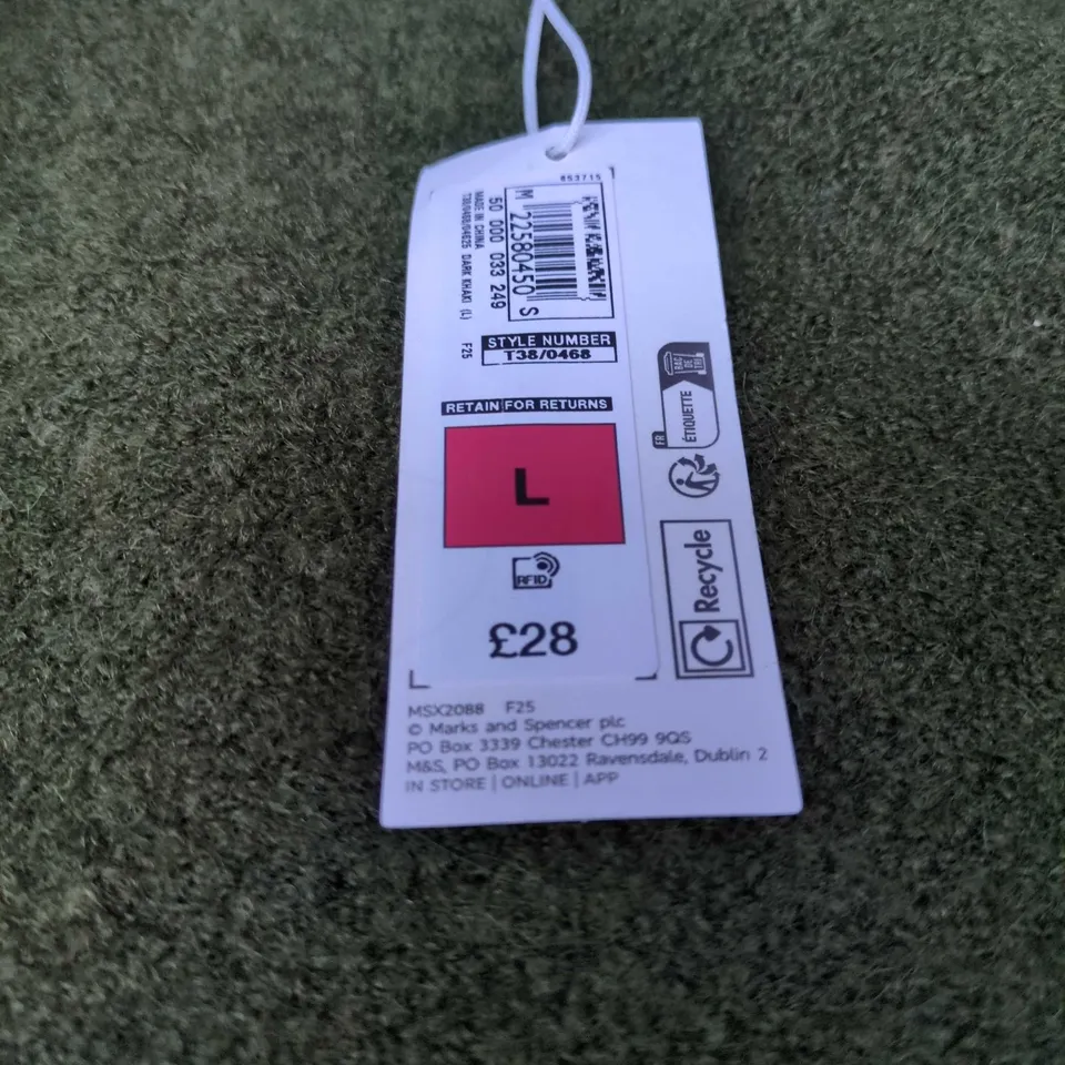 M&S WOMEN'S MOSS GREEN FUZZY CARDIGAN, SIZE L