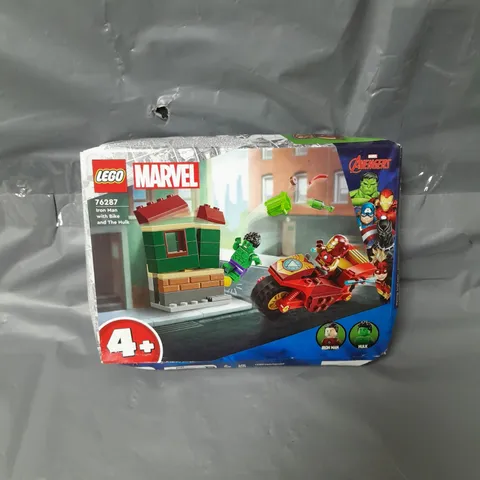 LEGO MARVEL IRON MAN WITH BIKE AND THE HULK 76287