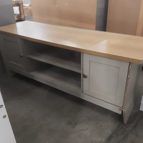 WOODEN 2 DOOR TV CABINET 