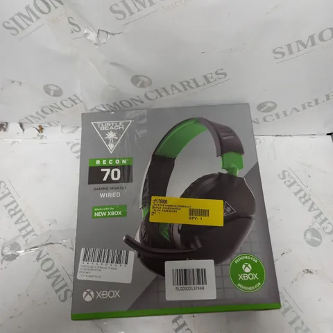 6X TURTLE BEACH RECON 70 GAMING HEADSETS - BLACK