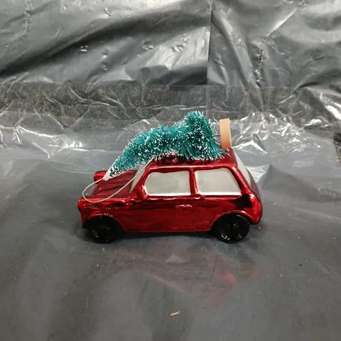 16 BAGGED DECORATED CHRISTMAS CAR BAUBLES 