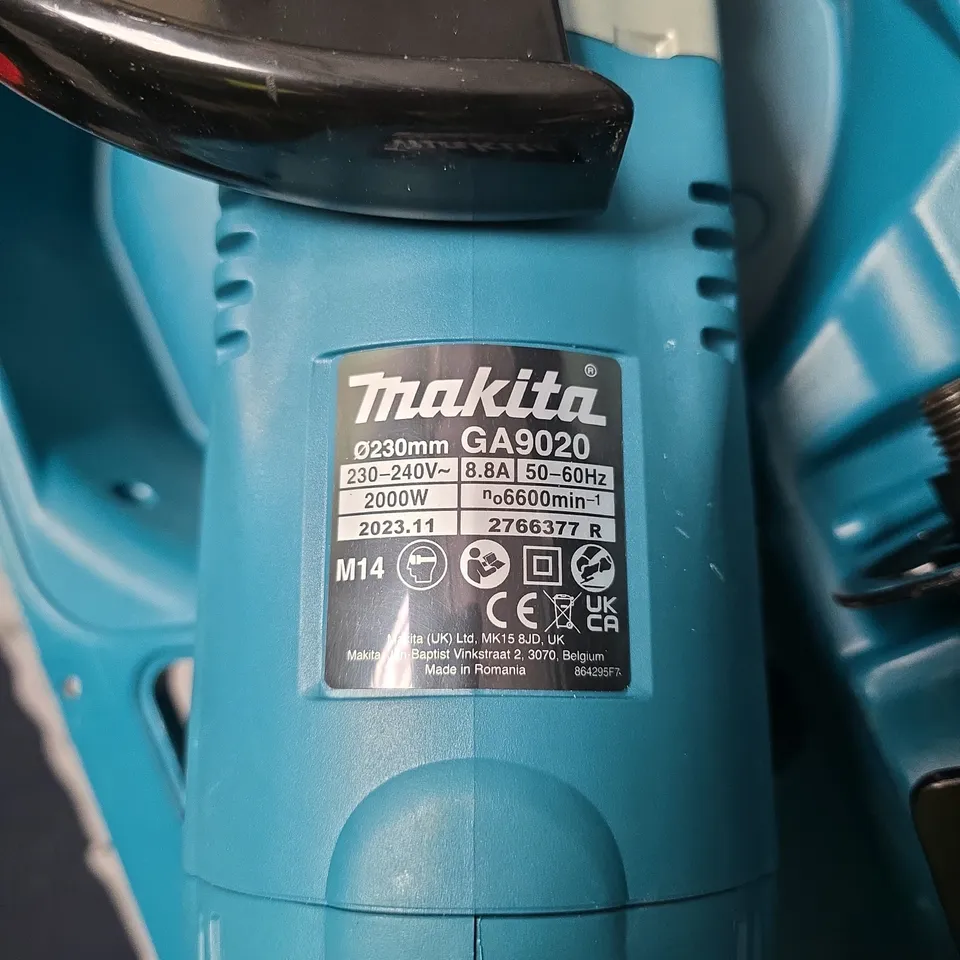 MAKITA GA9020 230MM ANGLE GRINDER – 2000W, CASE INCLUDED