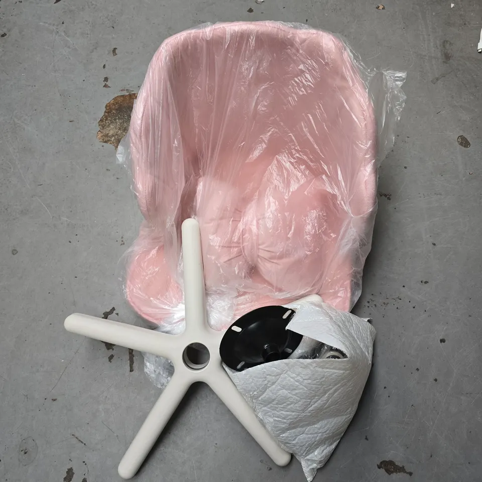 PINK SOFT TOUCH WHEELED CHAIR