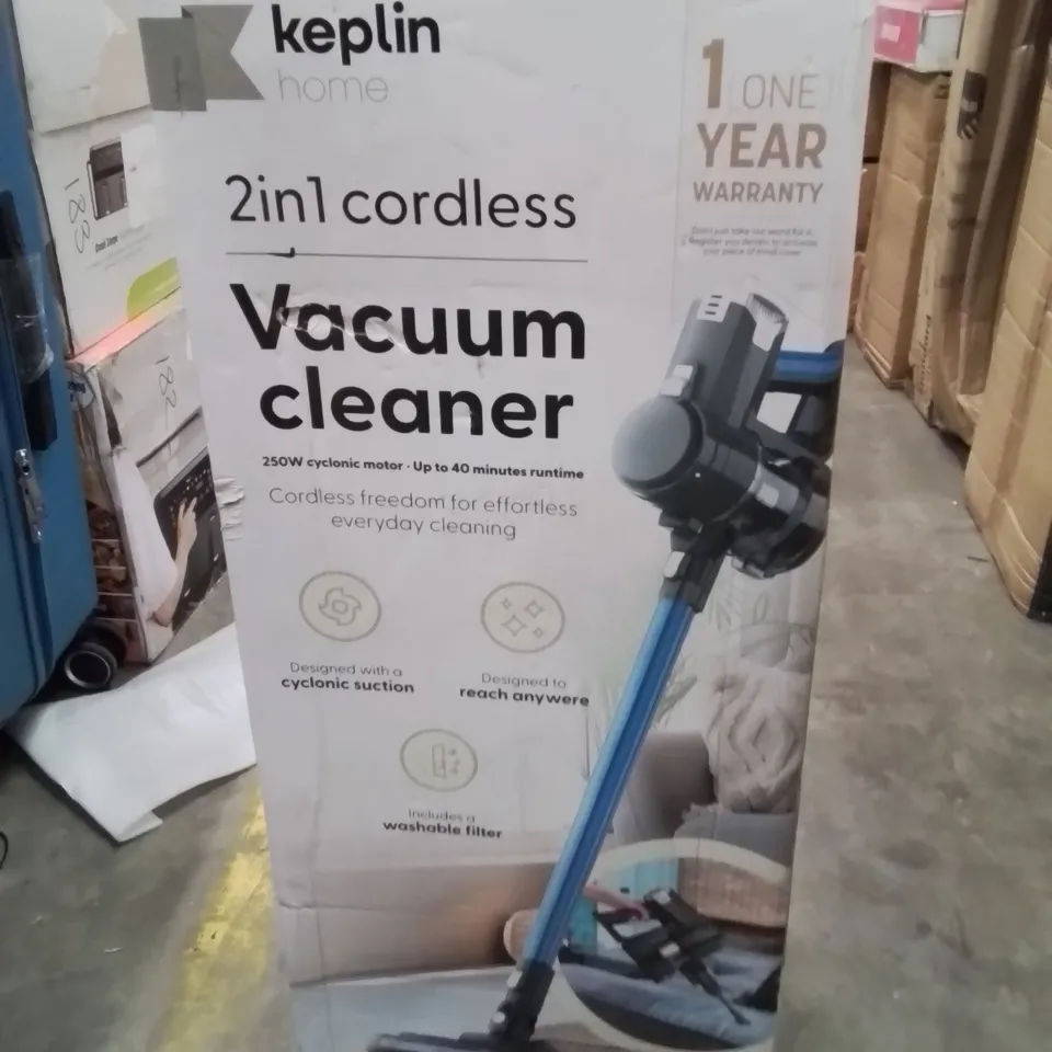 BOXED KEPLIN 2IN1 CORDLESS VACUUM CLEANER 