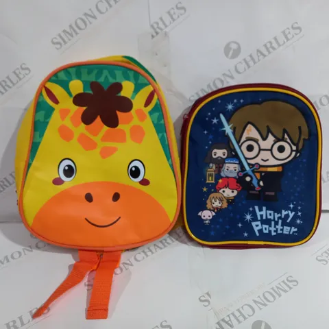 SET OF 2 KIDS BACKPACKS