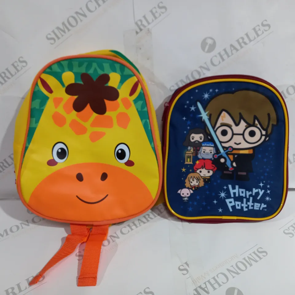 SET OF 2 KIDS BACKPACKS 