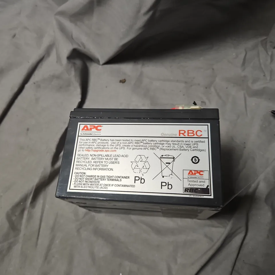 APC GENUINE RBC BATTERY CARTRIDGE – 2 X 12V SEALED LEAD-ACID BATTERIES (UPS)