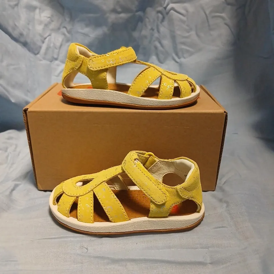 CAMPER KIDS SANDALS – YELLOW BICHO FW, UK 6 (EU 23)