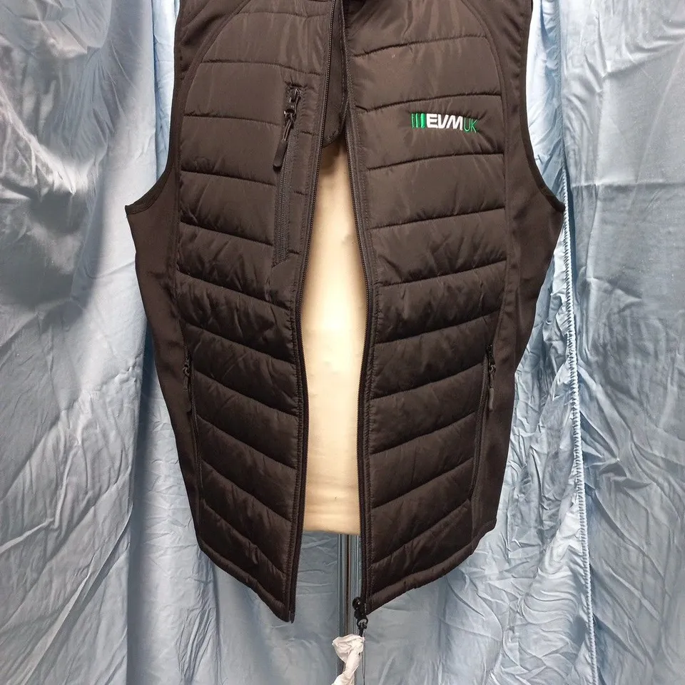 RESULT RECYCLED PADDED VEST – BLACK – UK L