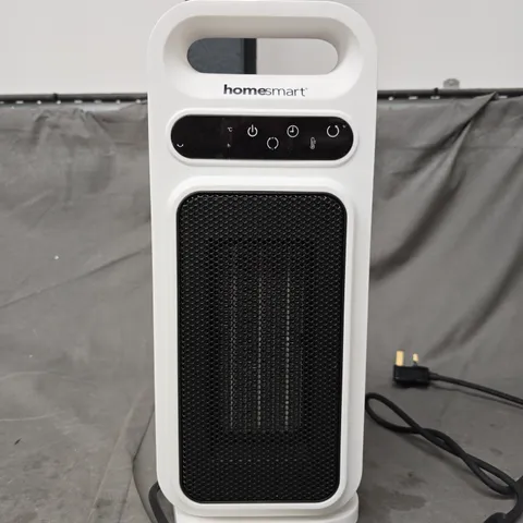 BOXED HOMESMART HIGH-SPEED TOWER FAN HEATER IN WHITE