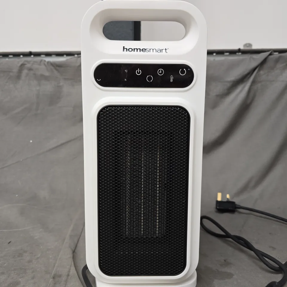 BOXED HOMESMART HIGH-SPEED TOWER FAN HEATER IN WHITE