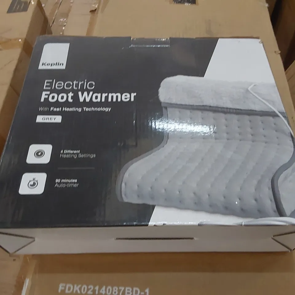 BOXED KEPLIN ELECTRIC FOOT WARMER 