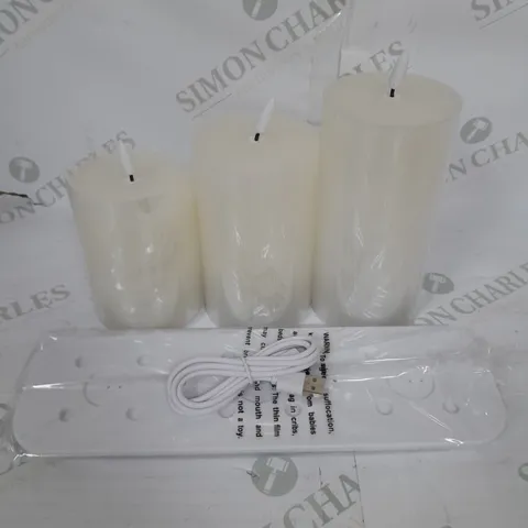 HOME REFLECTIONS 3 IN 1 FLAMELESS CANDLE
