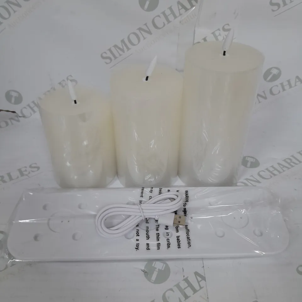 HOME REFLECTIONS 3 IN 1 FLAMELESS CANDLE