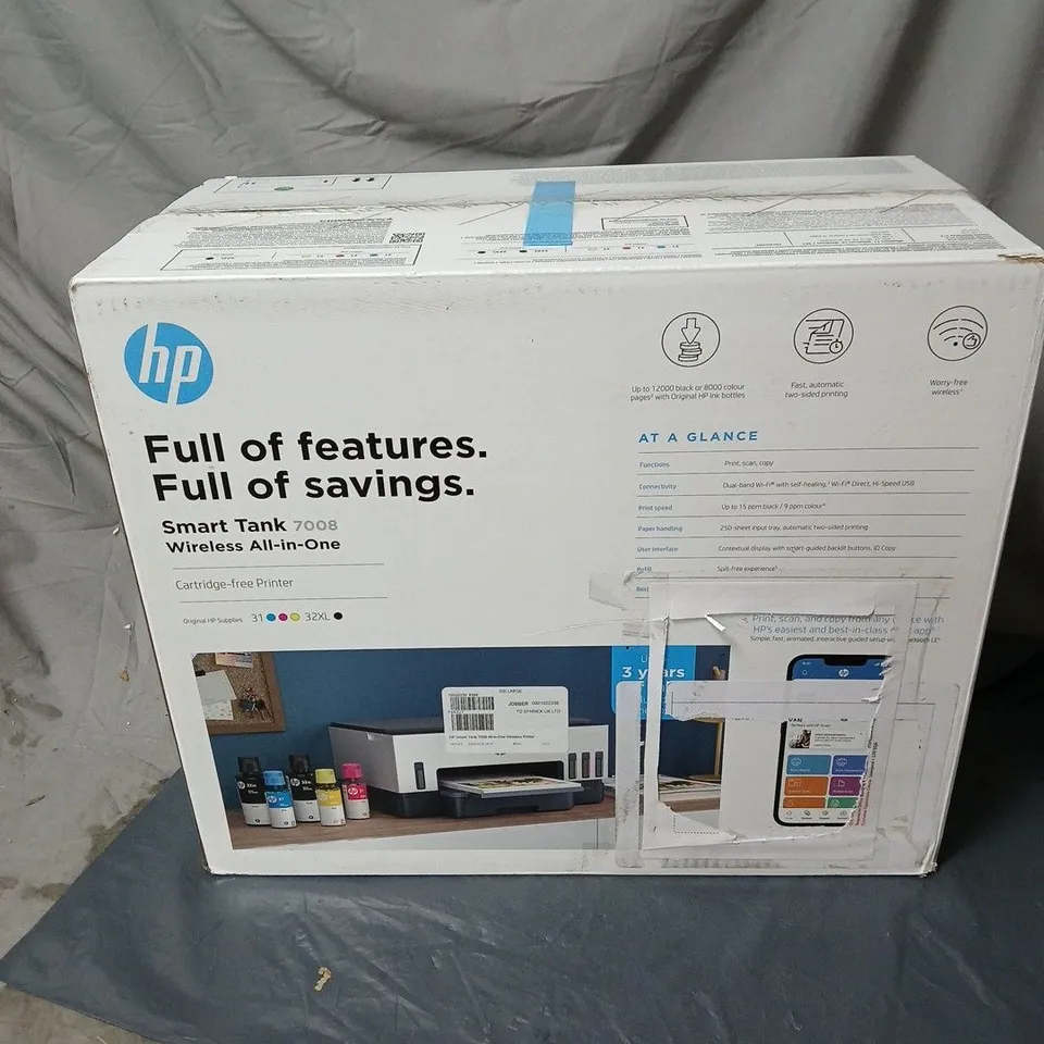 HP SMART TANK 7008 ALL IN ONE WIRELESS PRINTER