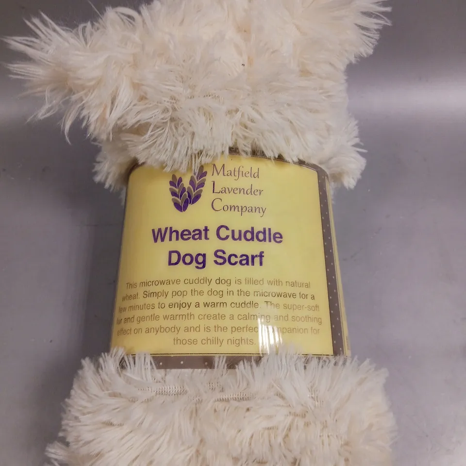 MATFIELD LAVENDER COMPANY WHEAT CUDDLE DOG SCARF 