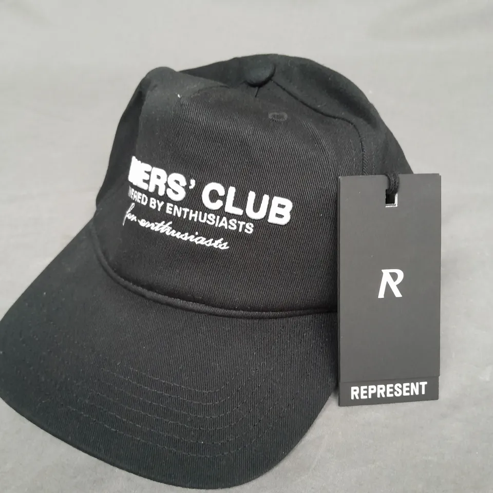 REPRESENT OWNERS CLUB CAP IN BLACK - ONE SIZE