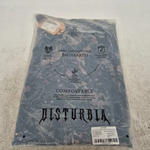 DISTURBIA RENARD PRINT CHIFFON HANKY HEM MIDI SKIRT β UK 8