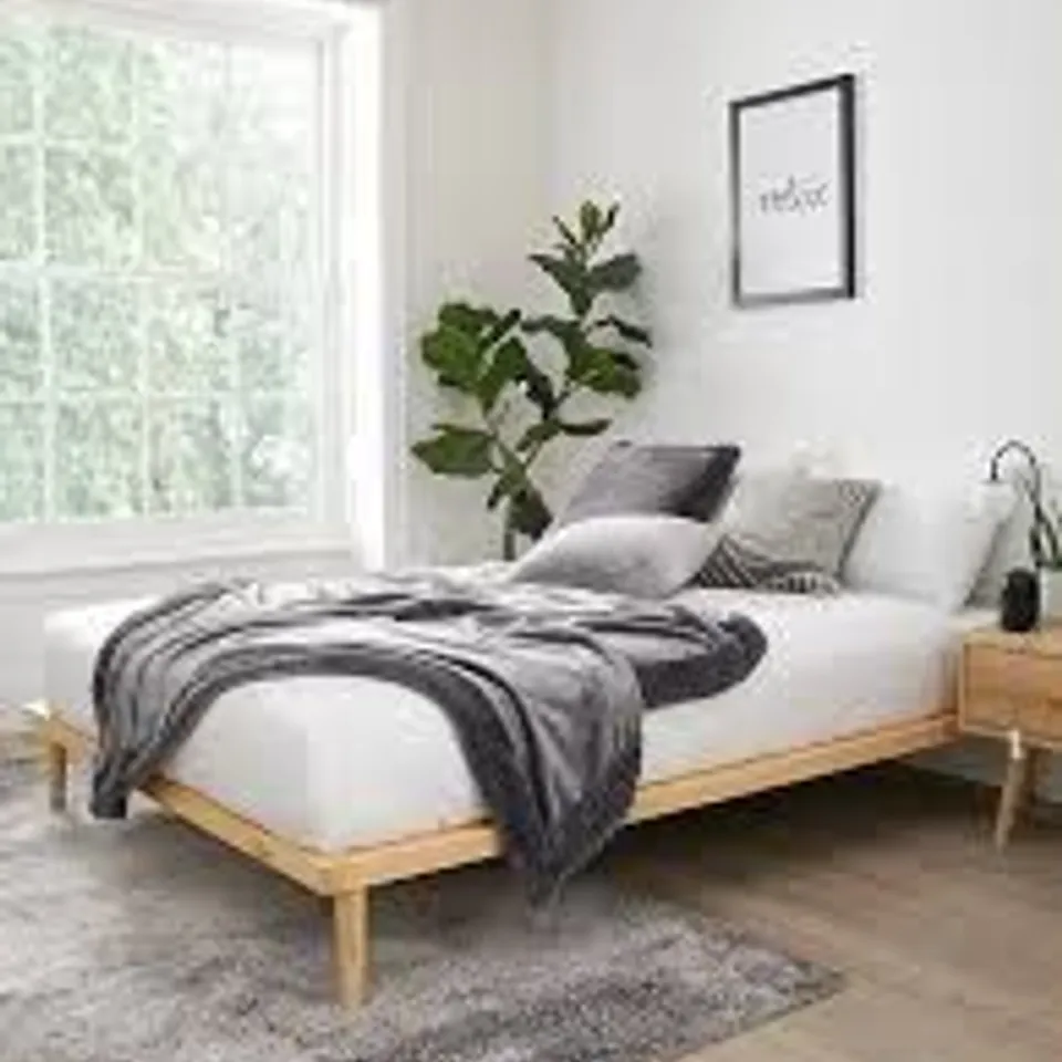 BOXED KING PLATFORM BED - COLLECTION ONLY 