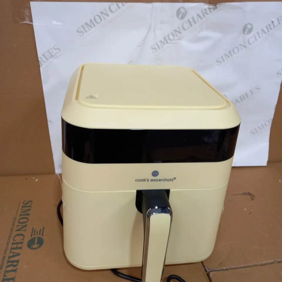 COOKS ESSENTIALS AIR FRYER IN CREAM