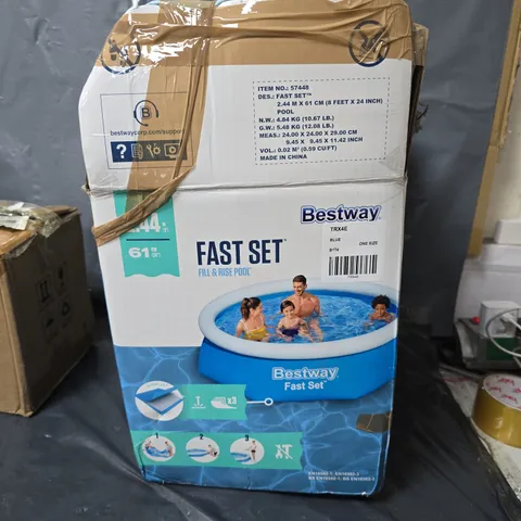 BESTWAY 8FT FAST SET POOL 