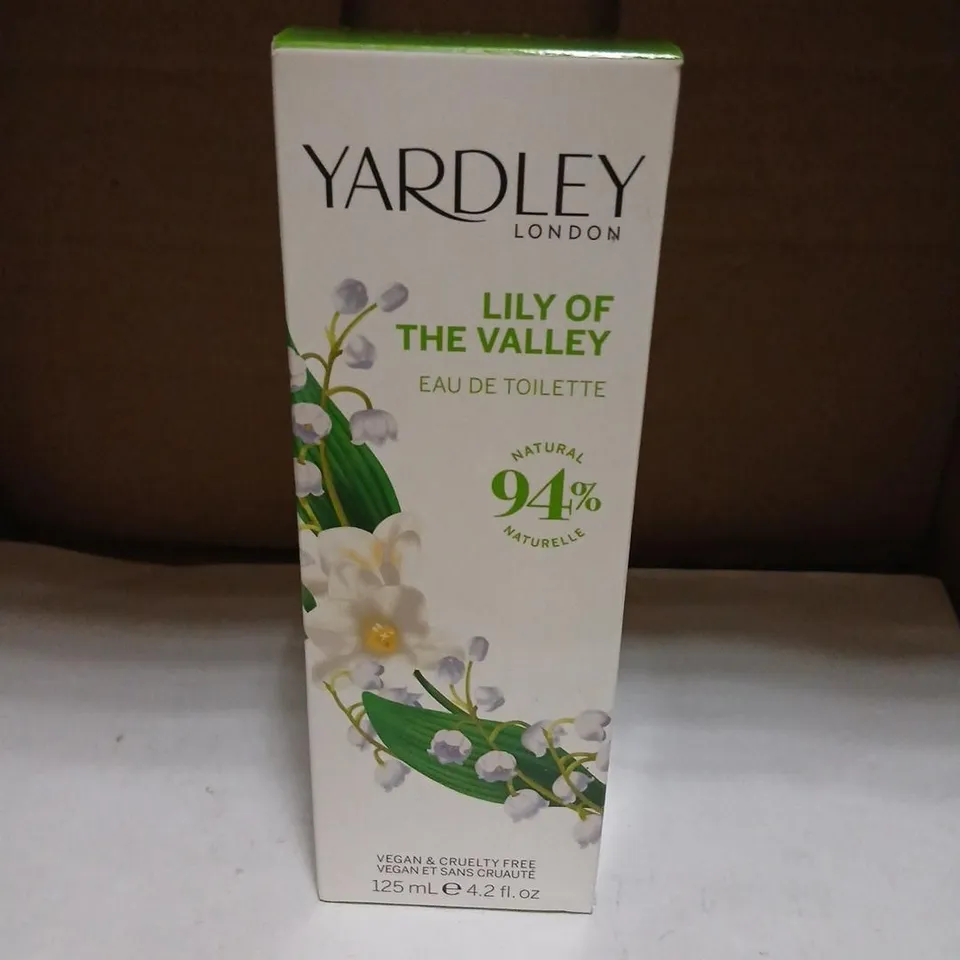 BOXED YARDLEY LILY OF THE VALLEY EAU DE TOILETTE 125ML