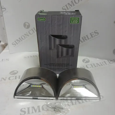 2 PACK BRIGHT WHITE LONG LASTING LED LIGHTS