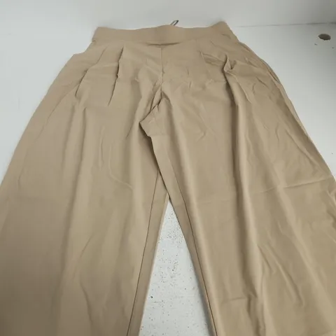 UNIQLO WOMEN'S ULTRA STRETCH ACTIVE PANTS – BEIGE, UK 12-14 (L)