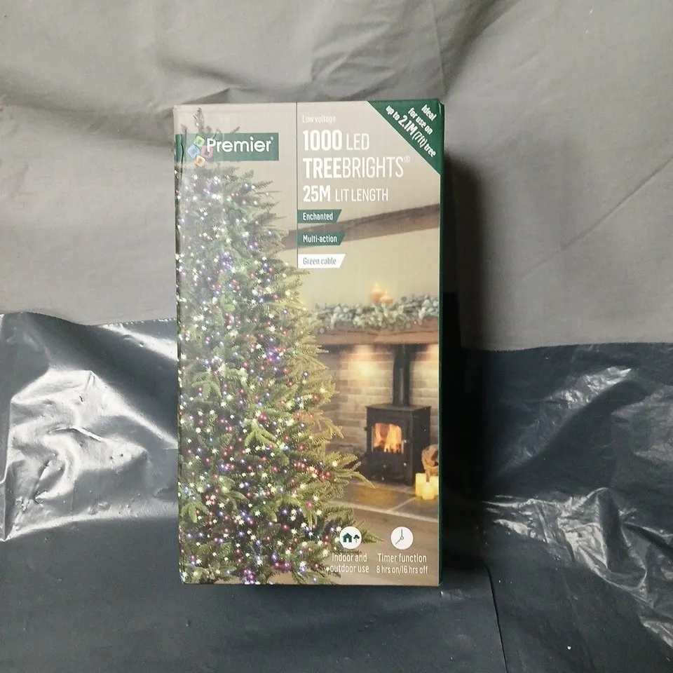 PREMIER 1000 LED TREEBRIGHTS CHRISTMAS LIGHTS – 25M, INDOOR/OUTDOOR