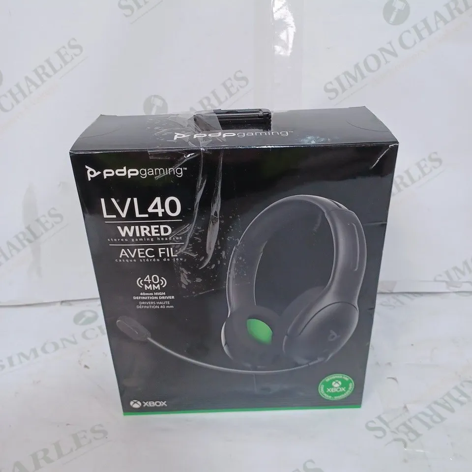 PDP LVL 40 WIRED XBOX GAMING HEADSET 