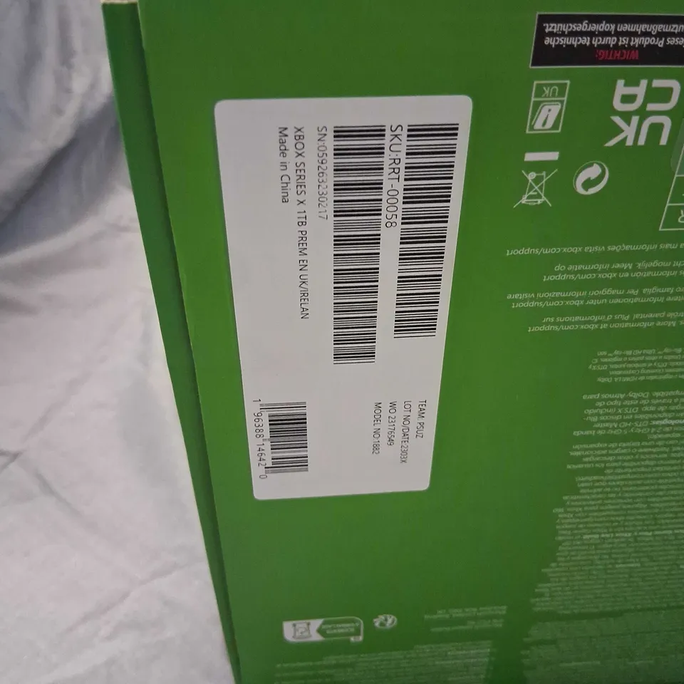 BOXED XBOX SERIES X 1TB CONSOLE 