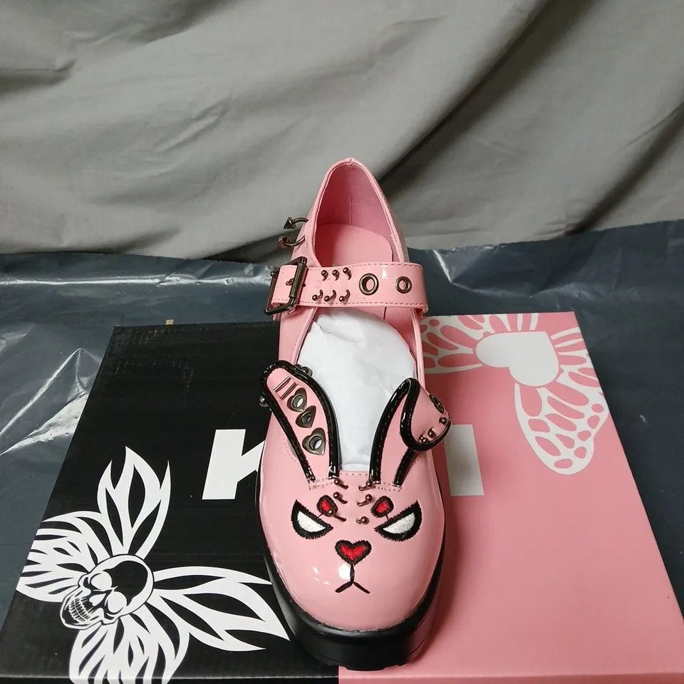 KOI TIRA PINK MARY JANE RAVER BUNNY EDITION BOXED SIZE 4