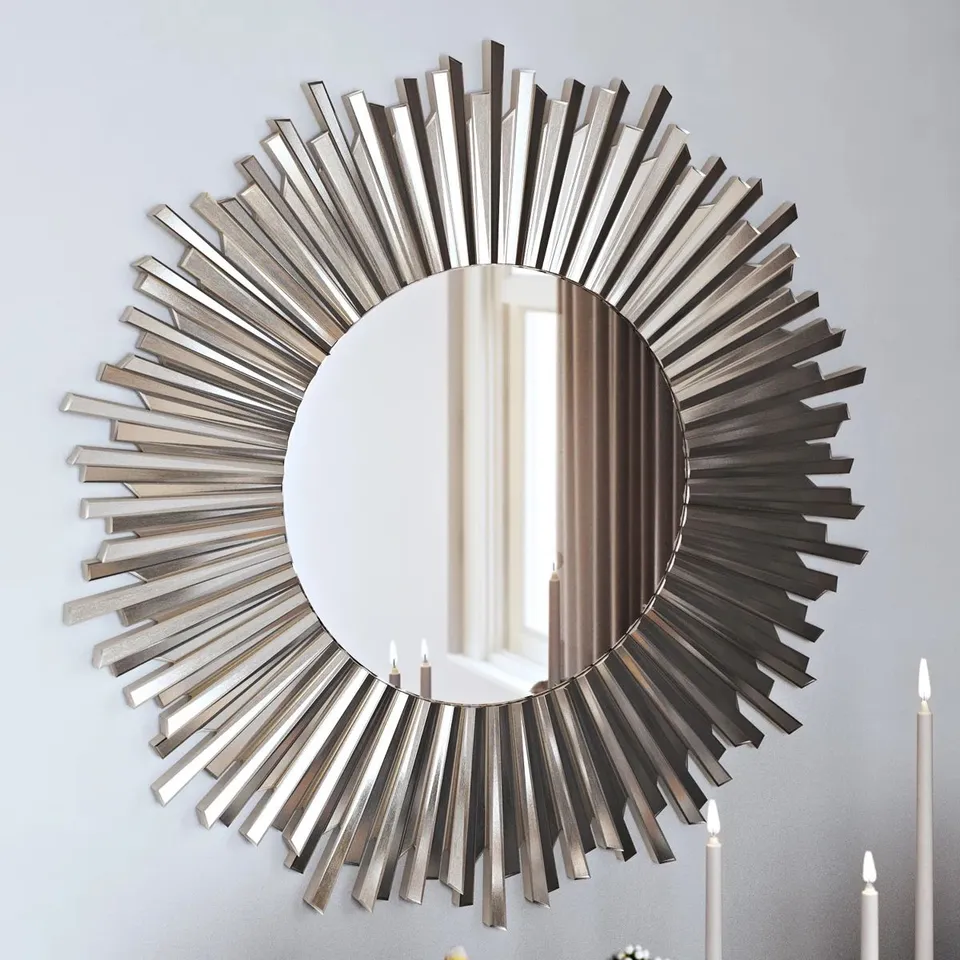 BOXED IMRE SUNBURST SILVER ACCENT