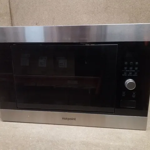 BOXED HOTPOINT MF25G IX H BUILT IN MICROWAVE WITH GRILL