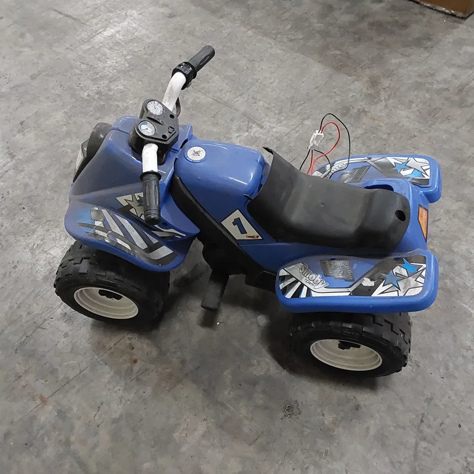 SMOBY SMALL CHILDS ELECTRIC QUAD BIKE 