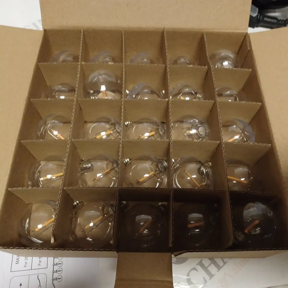 BOXED BRIGHTOWN G40 LED STRING LIGHTS