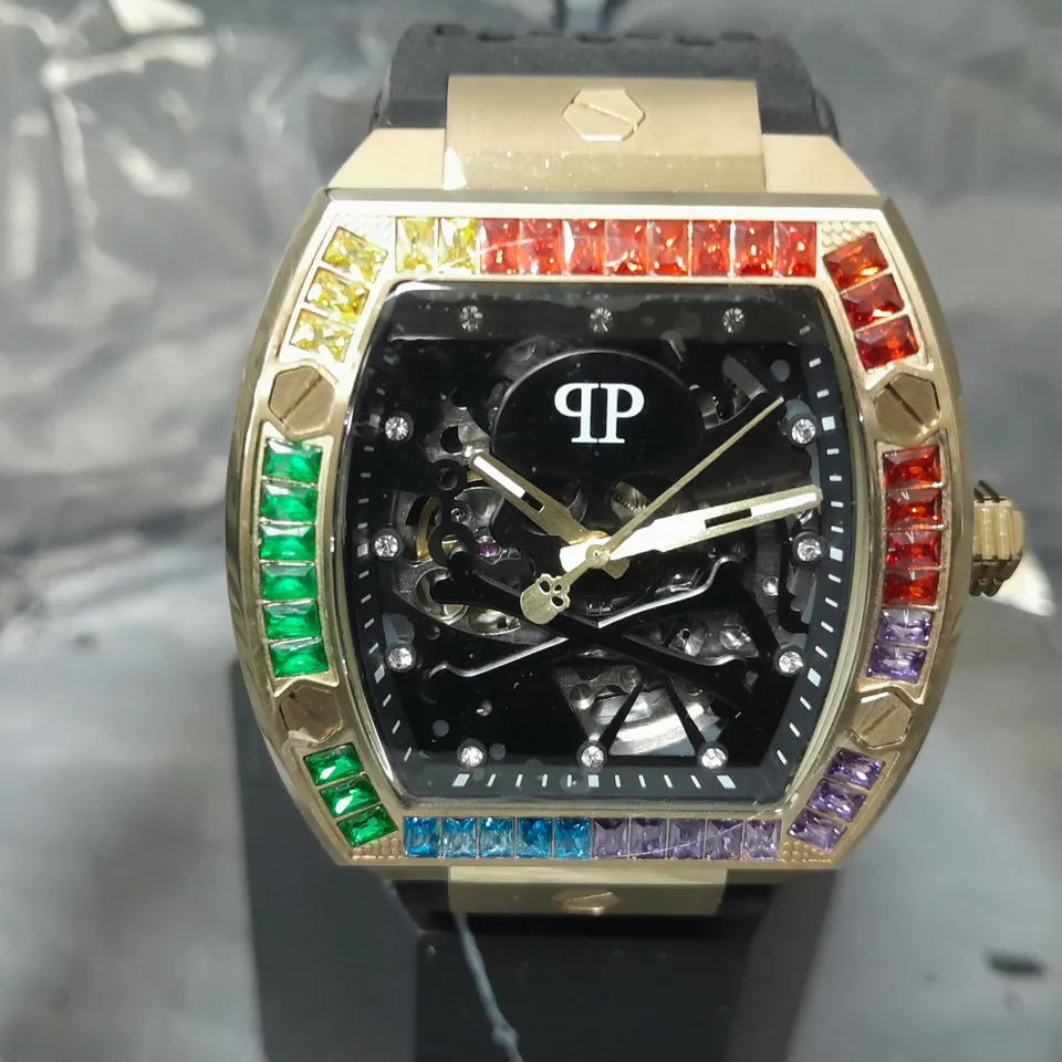 BOXED PHILIPP PLEIN THE $KELETON MEN'S WATCH