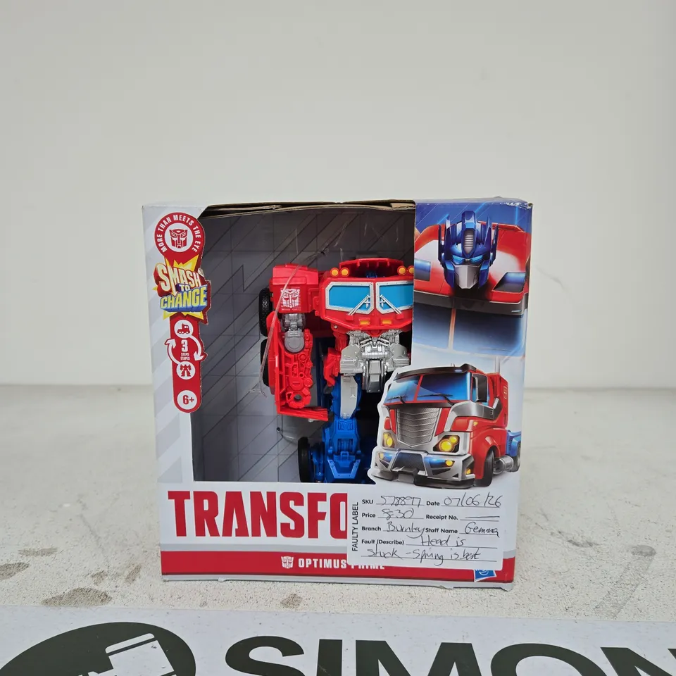 TRANSFORMERS OPTIMUS PRIME ACTION FIGURE – BOXED
