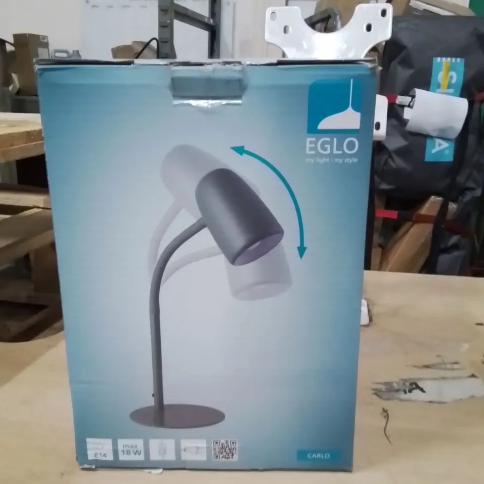 BOXED EGLO TABLE LAMP CARLO 