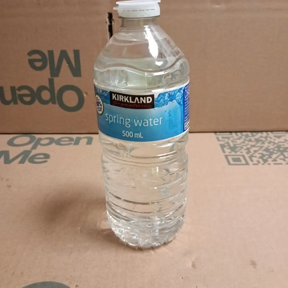 APPROXIMATELY 20 BOTTLES OF KIRKLAND SPRING WATER 500ML PER BOTTLE