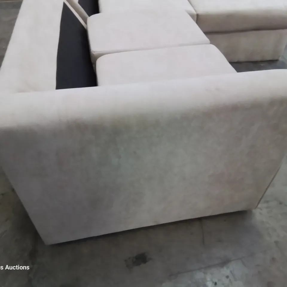 DESIGNER CHAISE SOFA FRAME (NO BACK CUSHIONS)