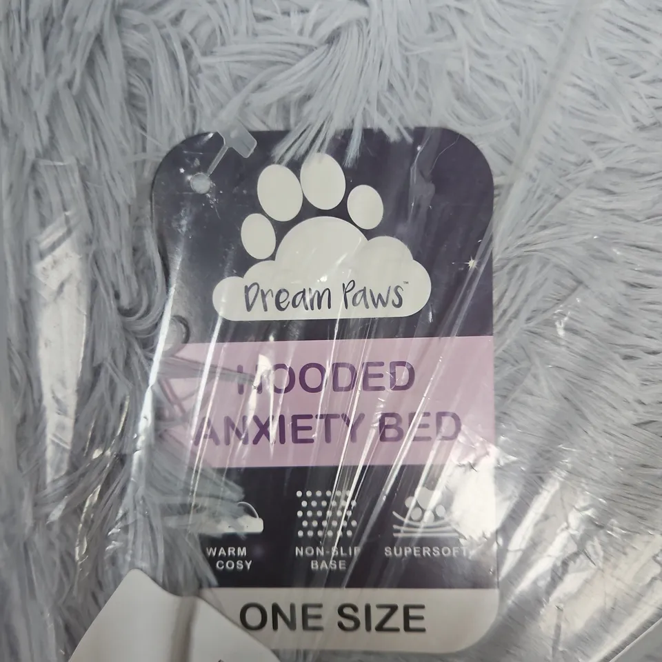 Dream Paws Hooded Anxiety Bed - One Size