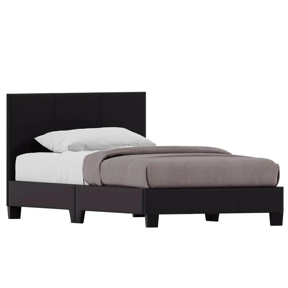 BOXED SCIPIO UPHOLSTERED BED - KING