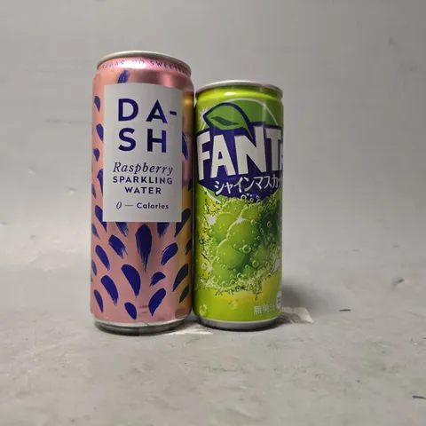 APPROXIMATELY 13 ASSORTED DRINK ITEMS TO INCLUDE - FANTA , DA-SH RASPBERRY SPARKLING WATER