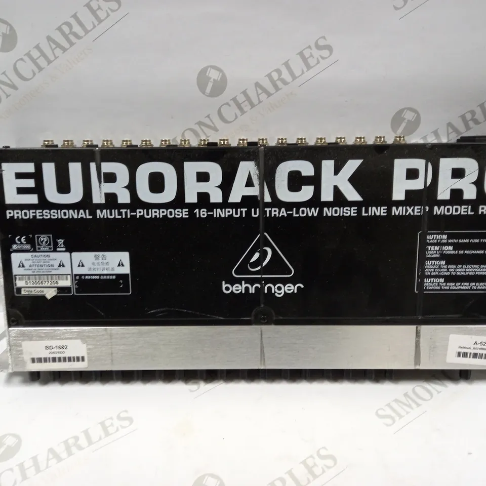 BEHRINGER RX1602 EURORACK PRO 16