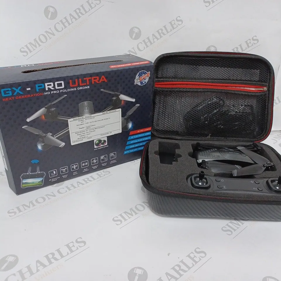 BOXED RDM GX-PRO ULTRA NEXT GENERATION HD PRO FOLDING DRONE 