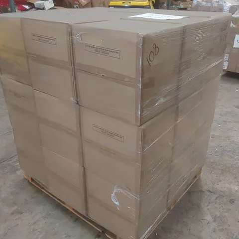 PALLET CONTAINING APPROXIMATELY 100 MARISSA CHROME TOUCH TABLE LAMP WHITE SHADE EURO PLUG